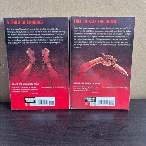 Attack on Titan Before The Fall Vol 1 and 2 - Picture 2 of 5